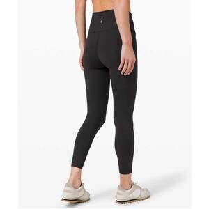Lululemon Wunder Train High-Rise Tight 25" in Black (First Release)